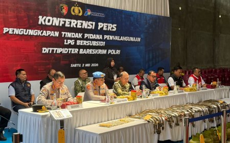 Bareskrim Polri Ungkap Kasus LPG Subsidi, Pelaku Diamankan