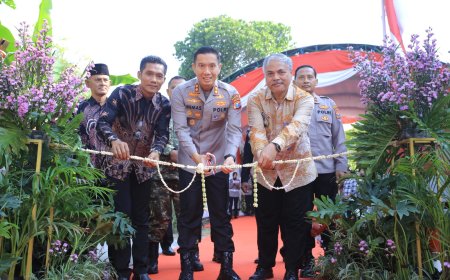 Polres Madiun Resmikan Jembatan untuk Dukung Aktivitas Warga