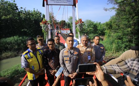 Jembatan Merah Putih Presisi Permudah Aktivitas Sehari-hari