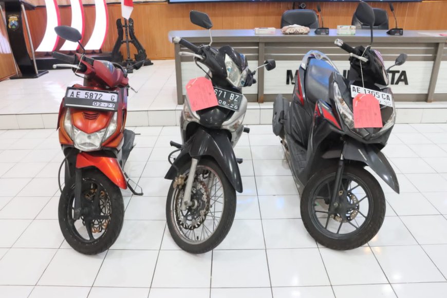Polisi Tindak Pelaku Pencurian Motor di Madiun Kota