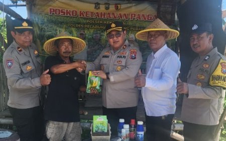 Polres Pelabuhan Tanjungperak Perkuat Pemberdayaan Petani melalui Bantuan Pertanian