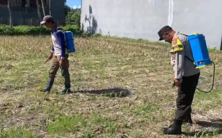 Polres Malang Gandeng Petani Jaga Produktivitas Pangan