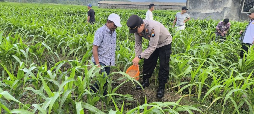 Polres Malang Libatkan Warga Jaga Produktivitas Sektor Pertanian
